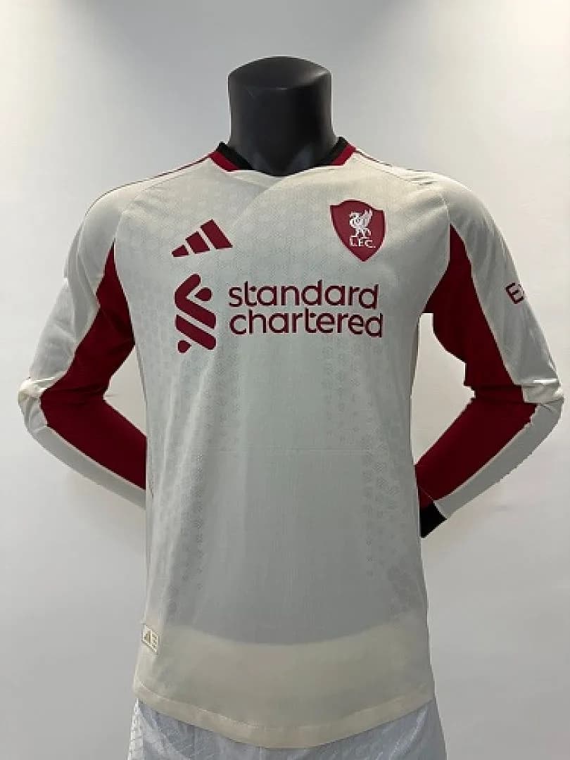 Liverpool 2025/26 Away Jersey, Long Sleeve, Player Version — 1