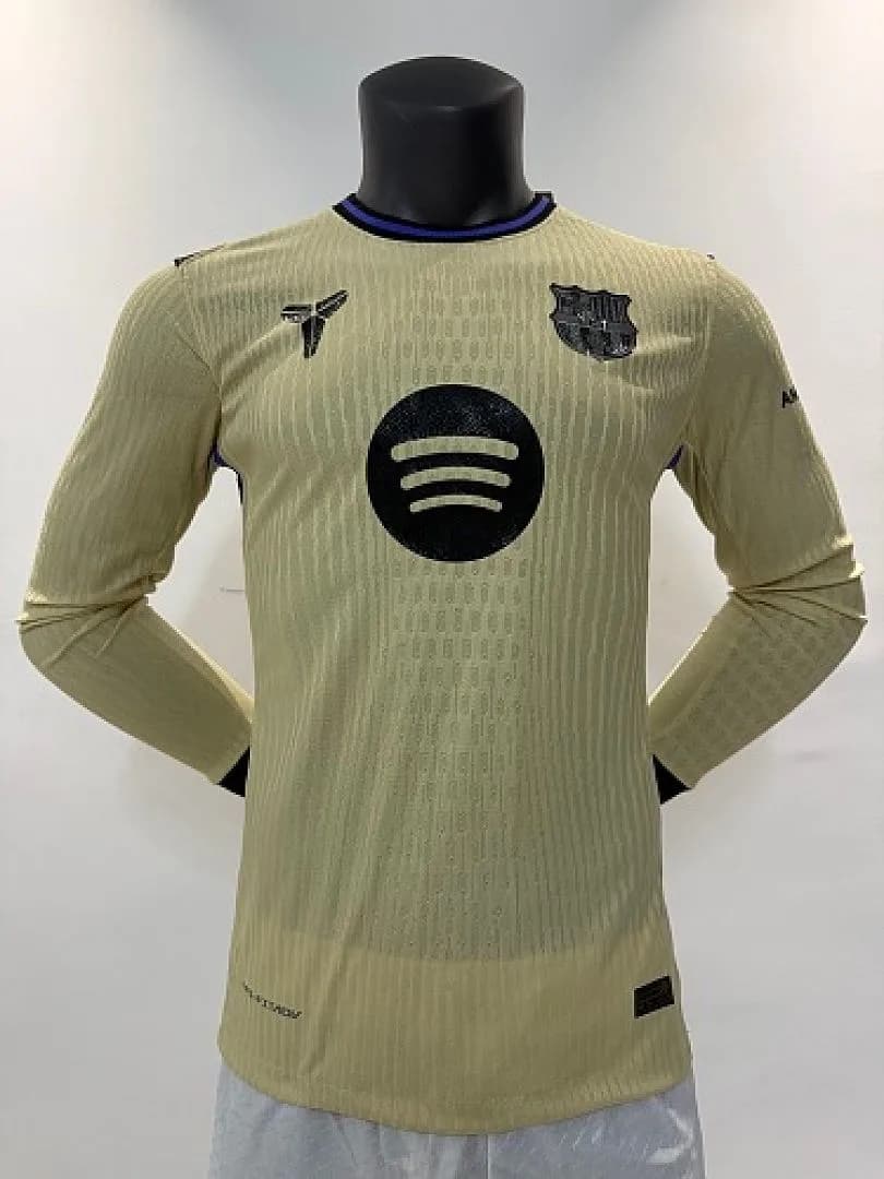 FC Barcelona 2025/26 Away Jersey, Long Sleeve, Player Version — 1